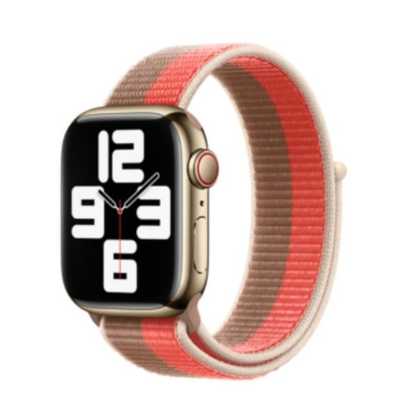 NEW BAND PINK TAN Strap Loop For Apple Watch - Picture 1 of 4